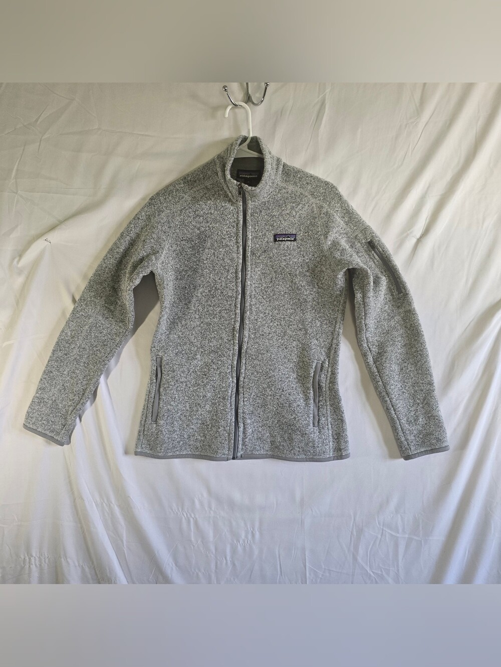Patagonia Full Zip Hiking Outdoors Heather Gray Womens Size Medium